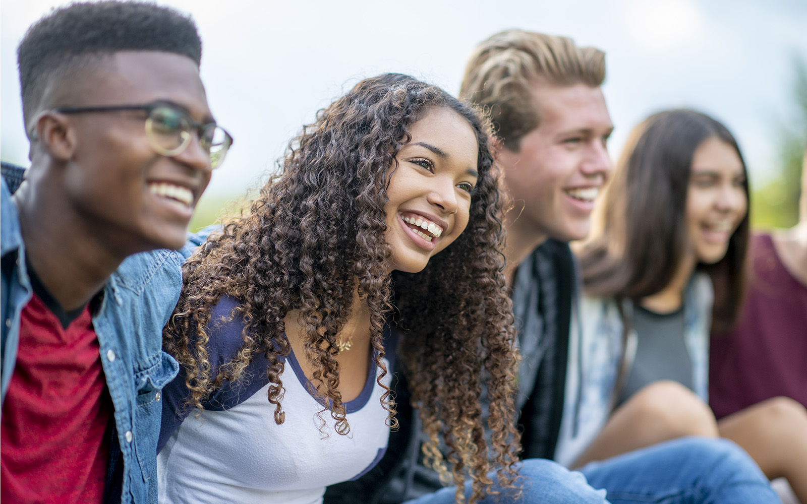image of happy youth